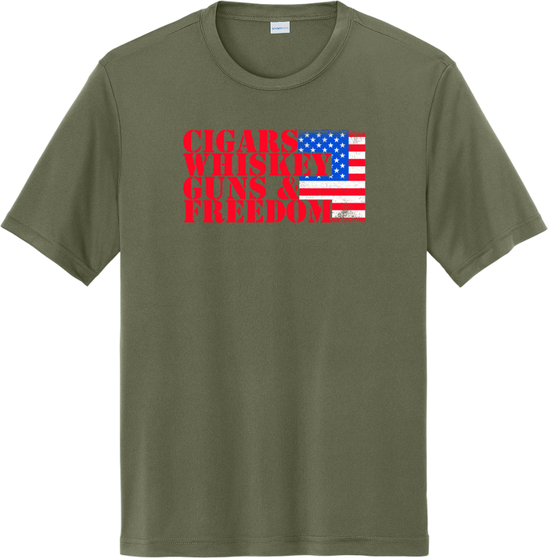 Cigars Whiskey - Olive Drab Green