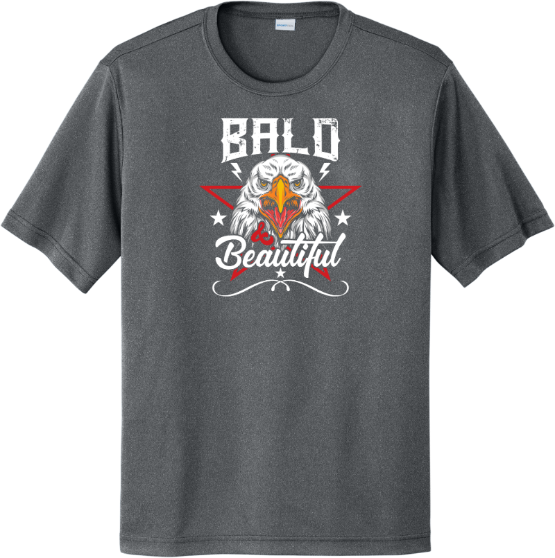 Bald and Beautiful - Iron Grey Heather