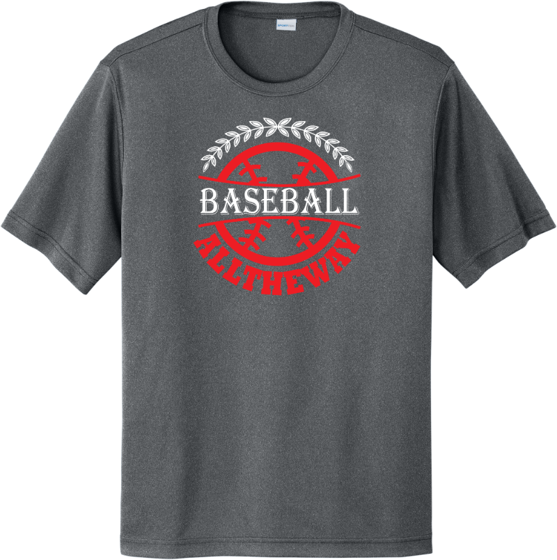 Baseball All The Way - Iron Grey Heather