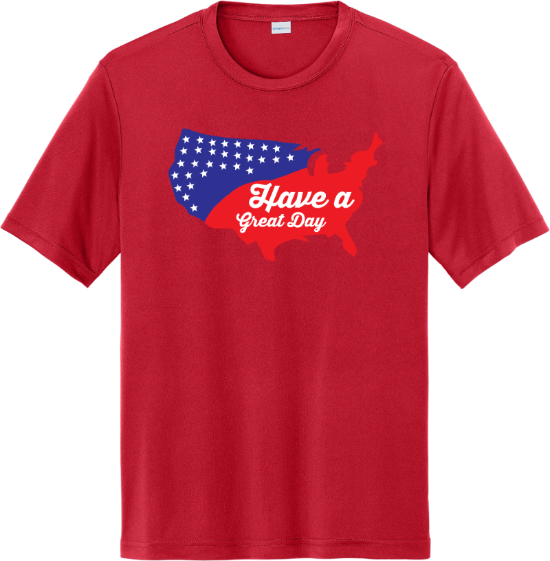 Have a Great Day - True Red