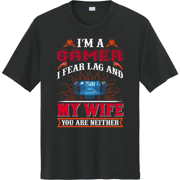 I’m a Gamer, I Fear Lag - Black