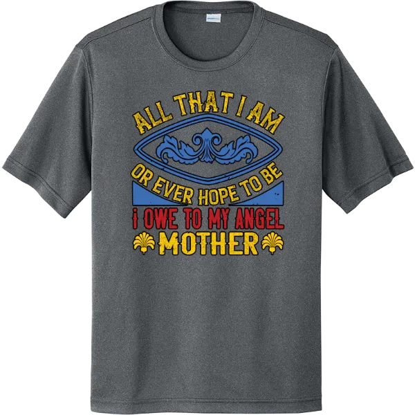 Angel Mother Tribute - Iron Grey Heather